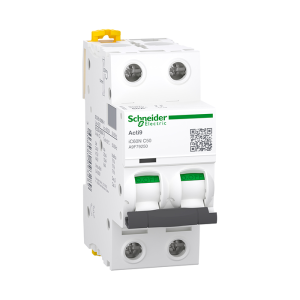 Disjoncteur modulaire iC60N 2P 50 A courbe C A9F79250